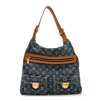 Louis Vuitton Denim Baggy GM Blue 1 of 10