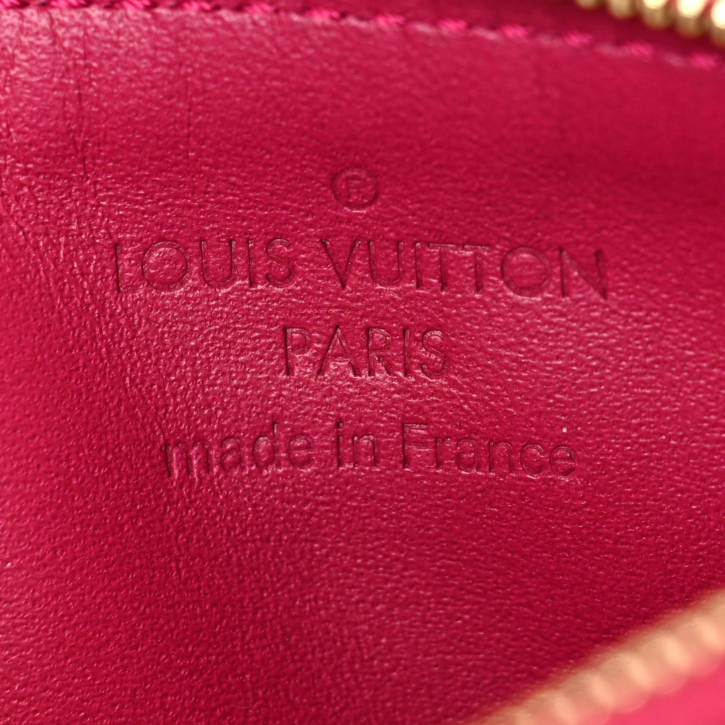 Vernis Key Pouch Rose Indien