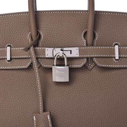 Hermes Togo Birkin 25 Etoupe 34 of 35