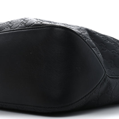 Gucci Guccissima Signature Large Linea A Hobo Black 10 of 10