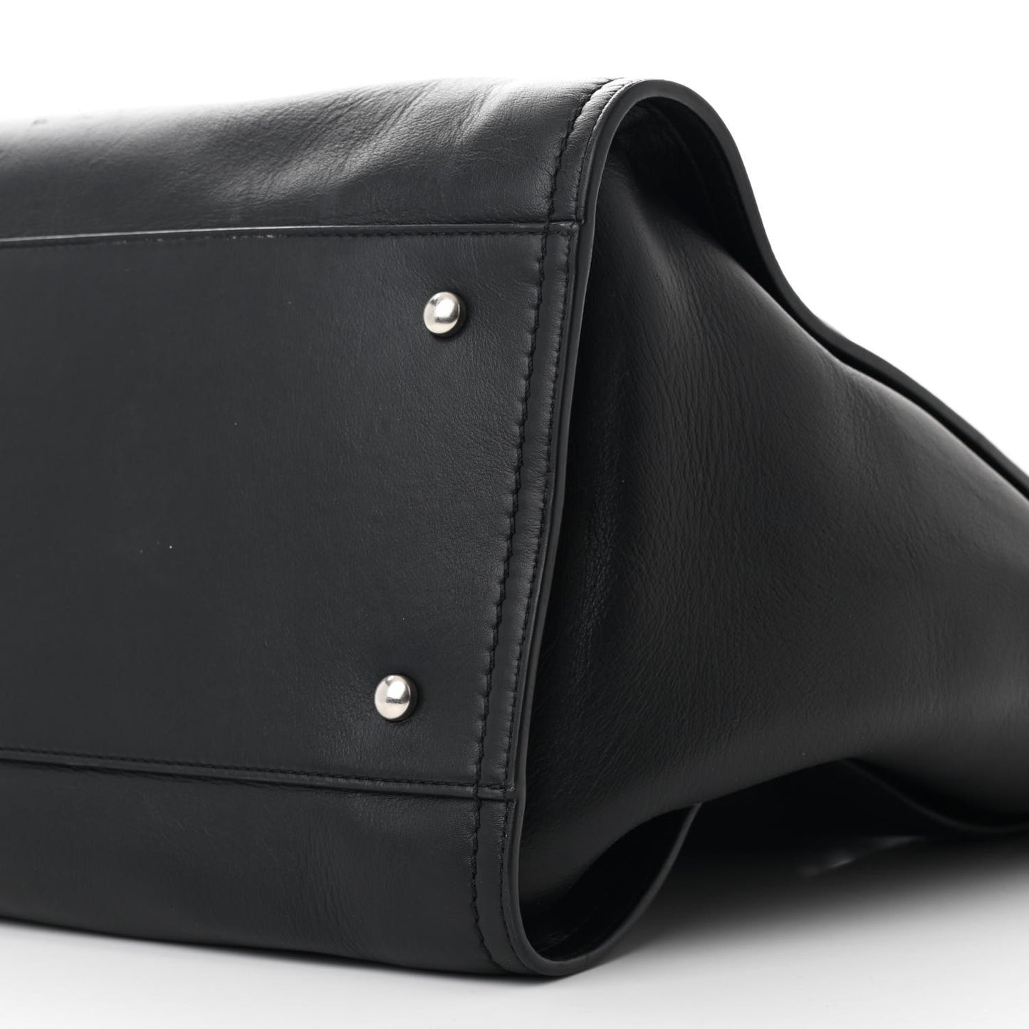 Calfskin Medium Deauville Tote Black