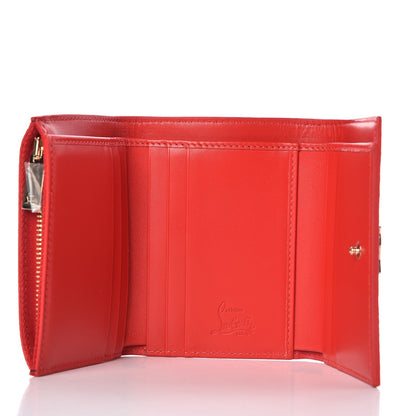 Christian Louboutin Calfskin Boudoir Mini Trifold Wallet Black 5 of 8