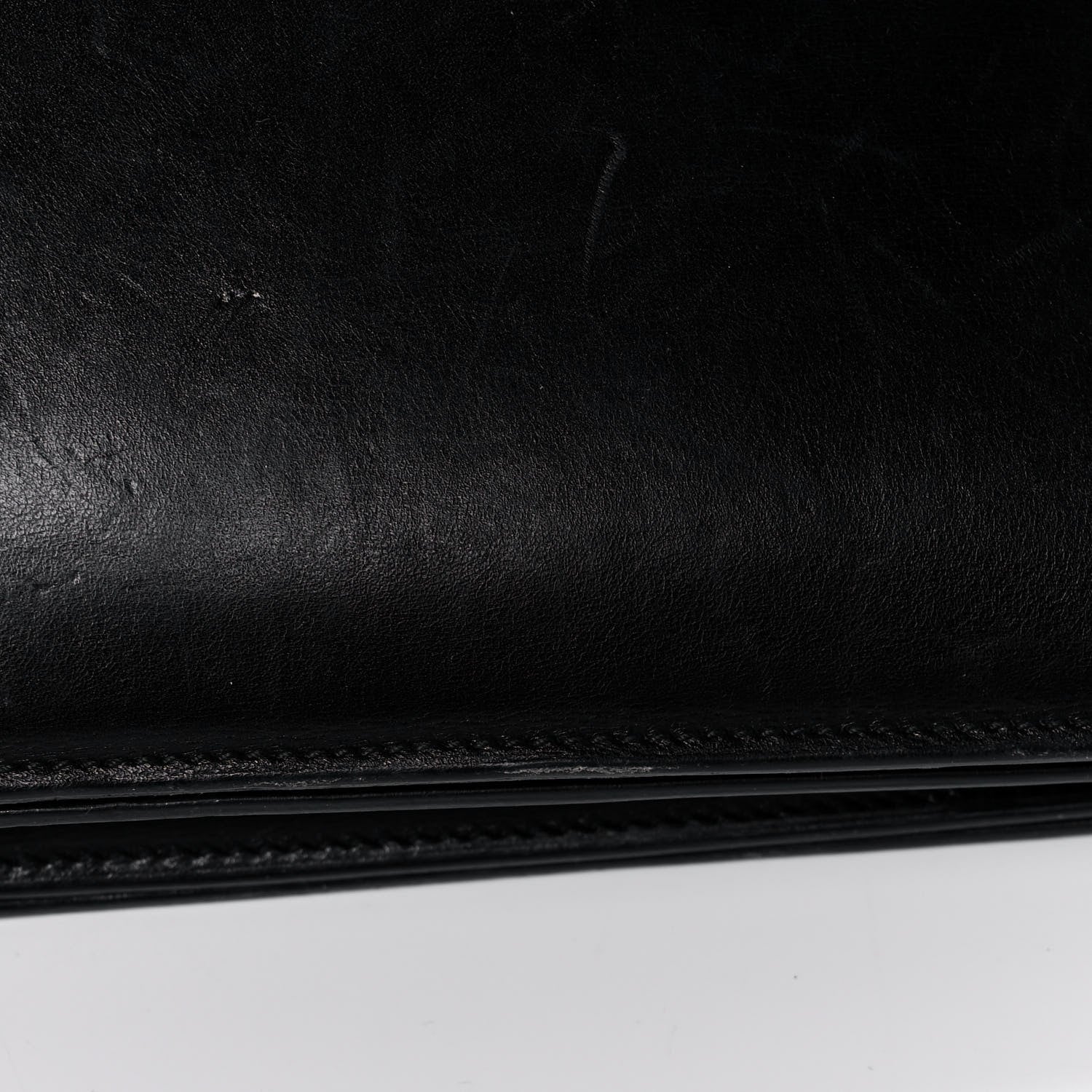 Celine Liege Calfskin Large Classic Box Flap Bag Black 13 of 16