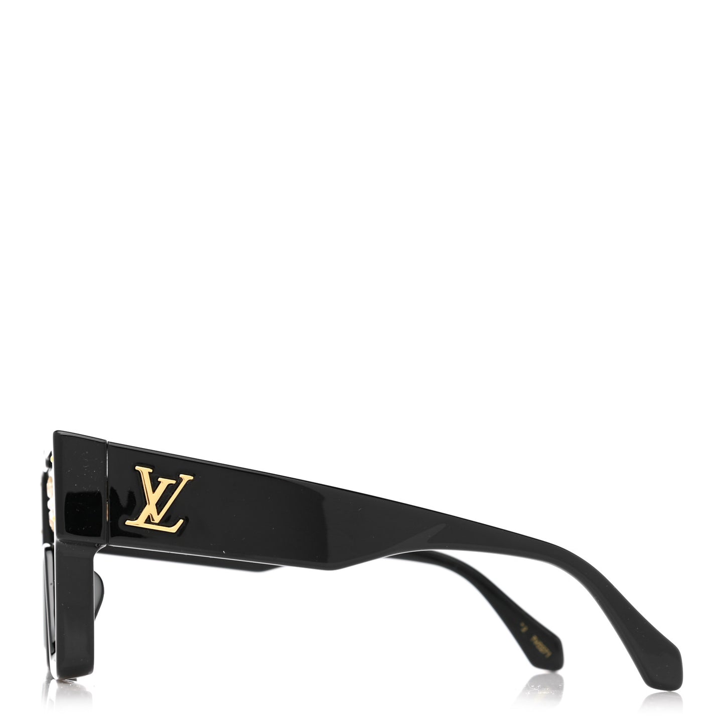 Acetate Swarovski Crystal Cyclone Sunglasses Z1578W Black