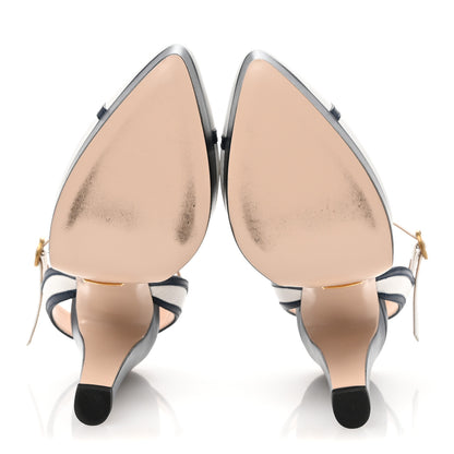 Gucci Malaga Kid Alison Platform 36 Navy White 6 of 13