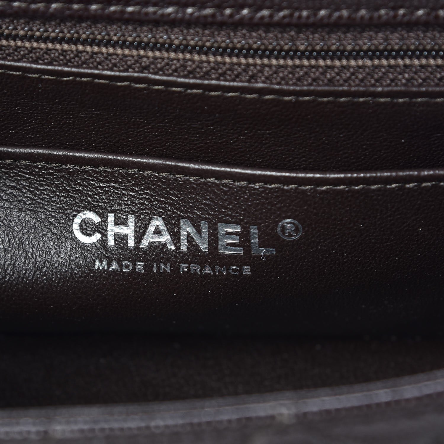 Chanel Caviar Quilted Mini Rectangular Flap Dark Brown 6 of 8