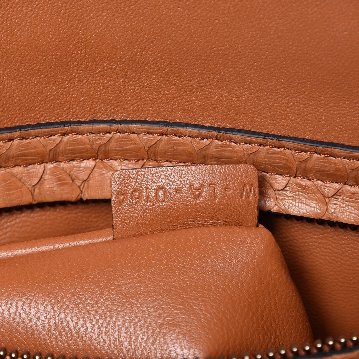 Celine Python Medium Phantom Luggage Light Copper 7 of 7