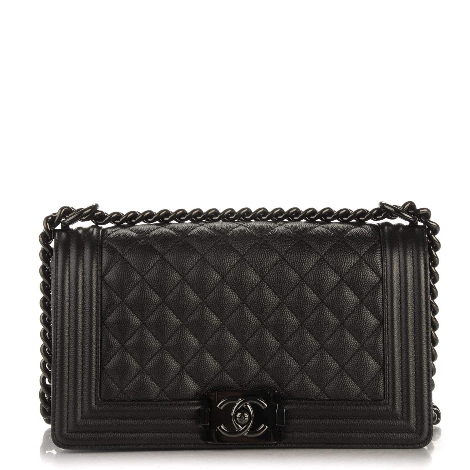 Chanel Caviar Quilted Medium Boy Flap So Black 1 of 7