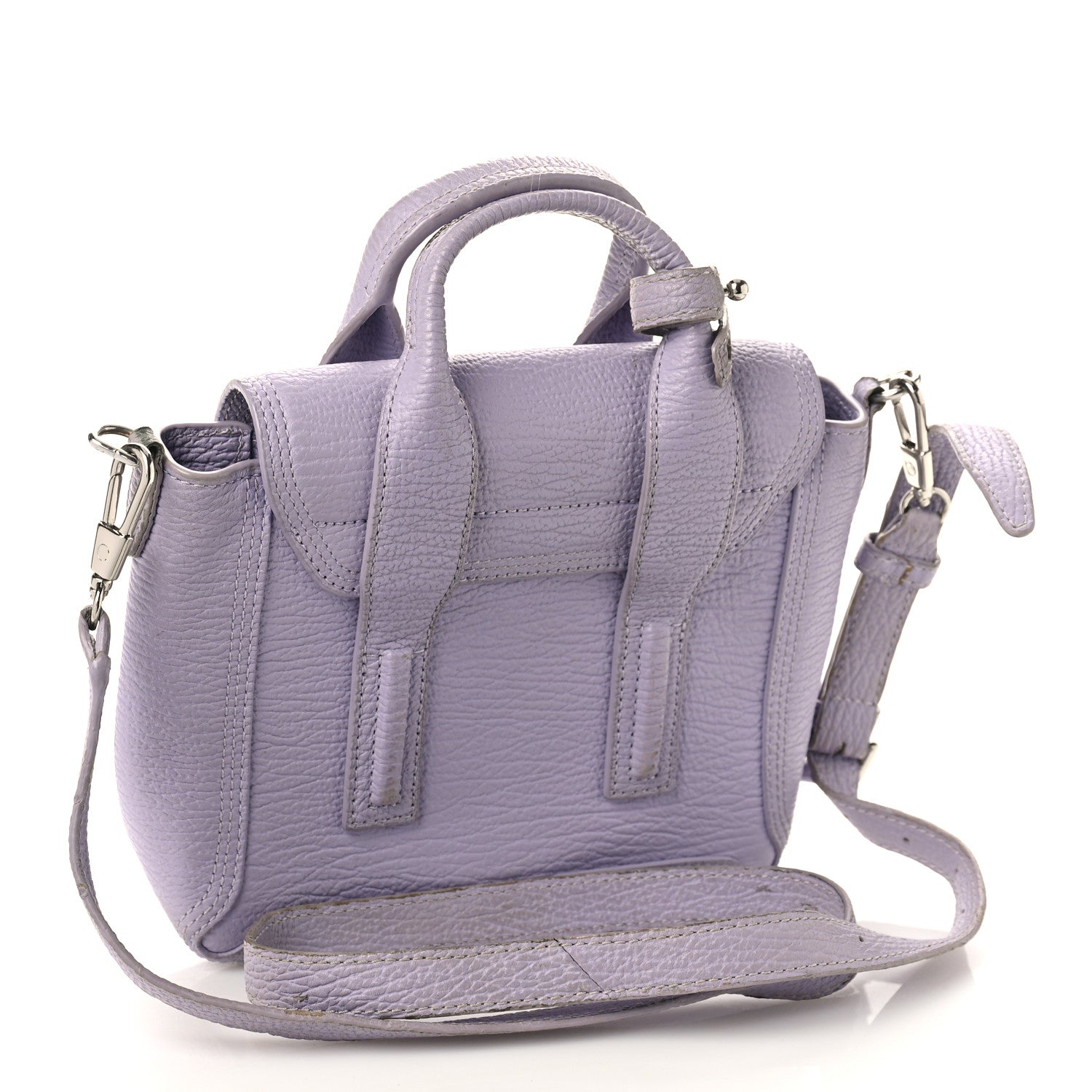 3.1 Phillip Lim Textured Calfskin Mini Pashli Satchel Lilac 2 of 19