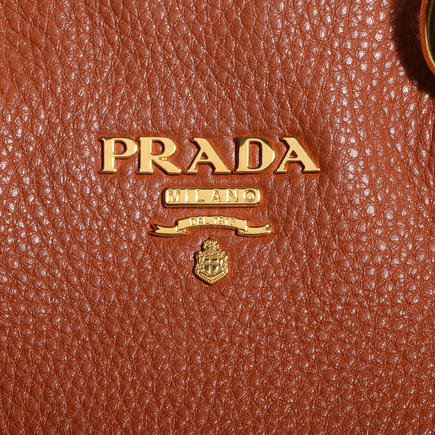 Prada Vitello Daino Shopping Tote Rame 10 of 10