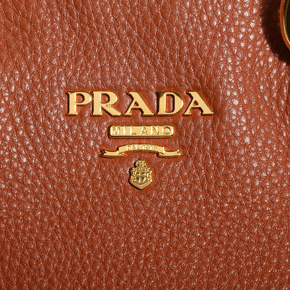 Prada Vitello Daino Shopping Tote Rame 10 of 10