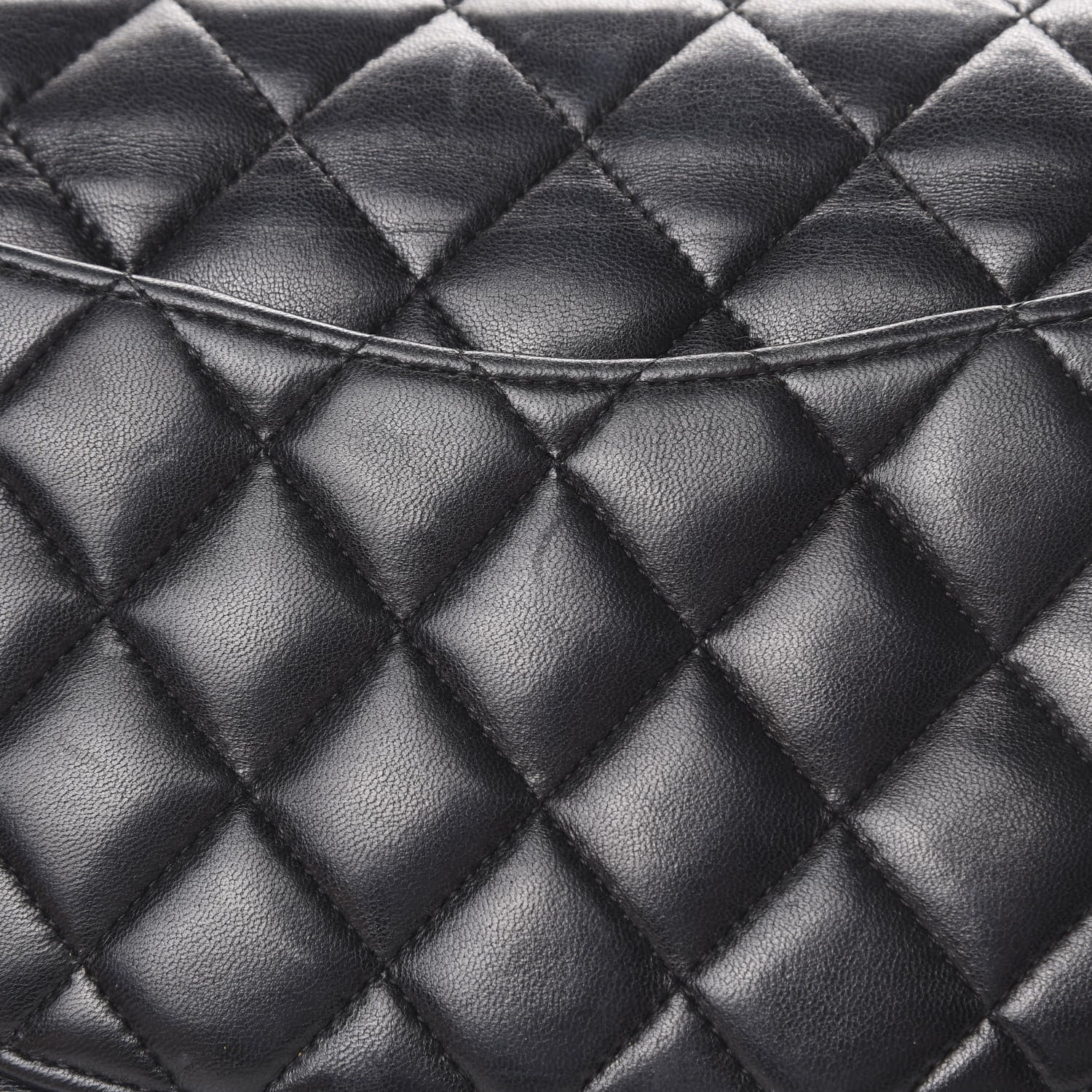 Chanel Lambskin Quilted Medium Double Flap Black 20 of 22