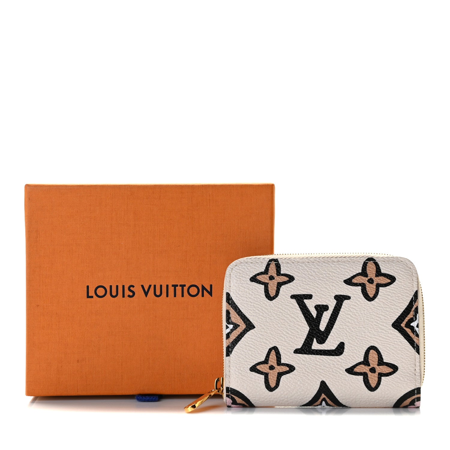 Louis Vuitton Monogram Giant Wild At Heart Zippy Coin Purse Creme 8 of 8