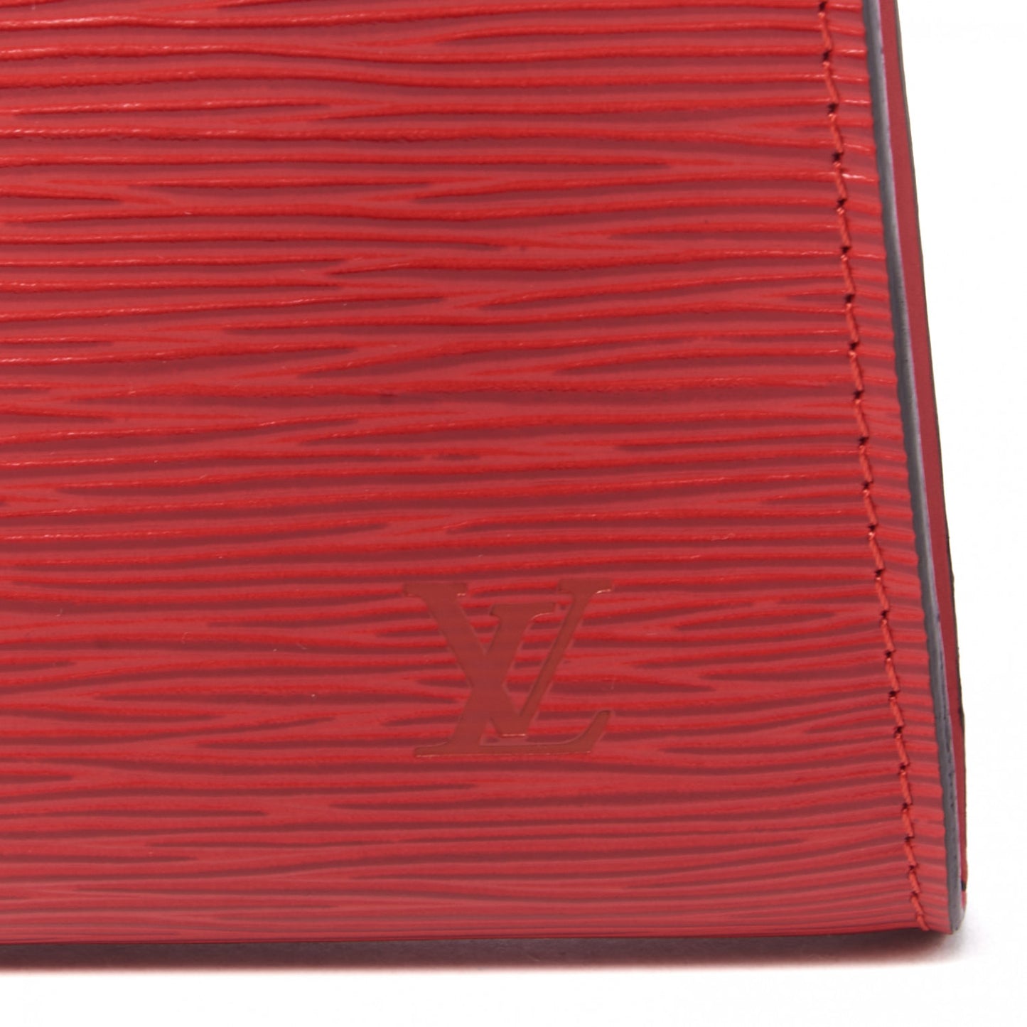 Epi Pochette Accessories 24 Castillan Red