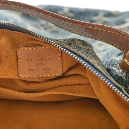 Louis Vuitton Monogram Denim Baggy PM Blue 6 of 17