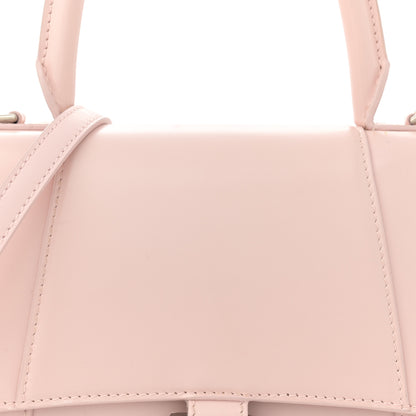 Balenciaga Shiny Box Calfskin Small Hourglass Top Handle Bag Light Rose 8 of 13
