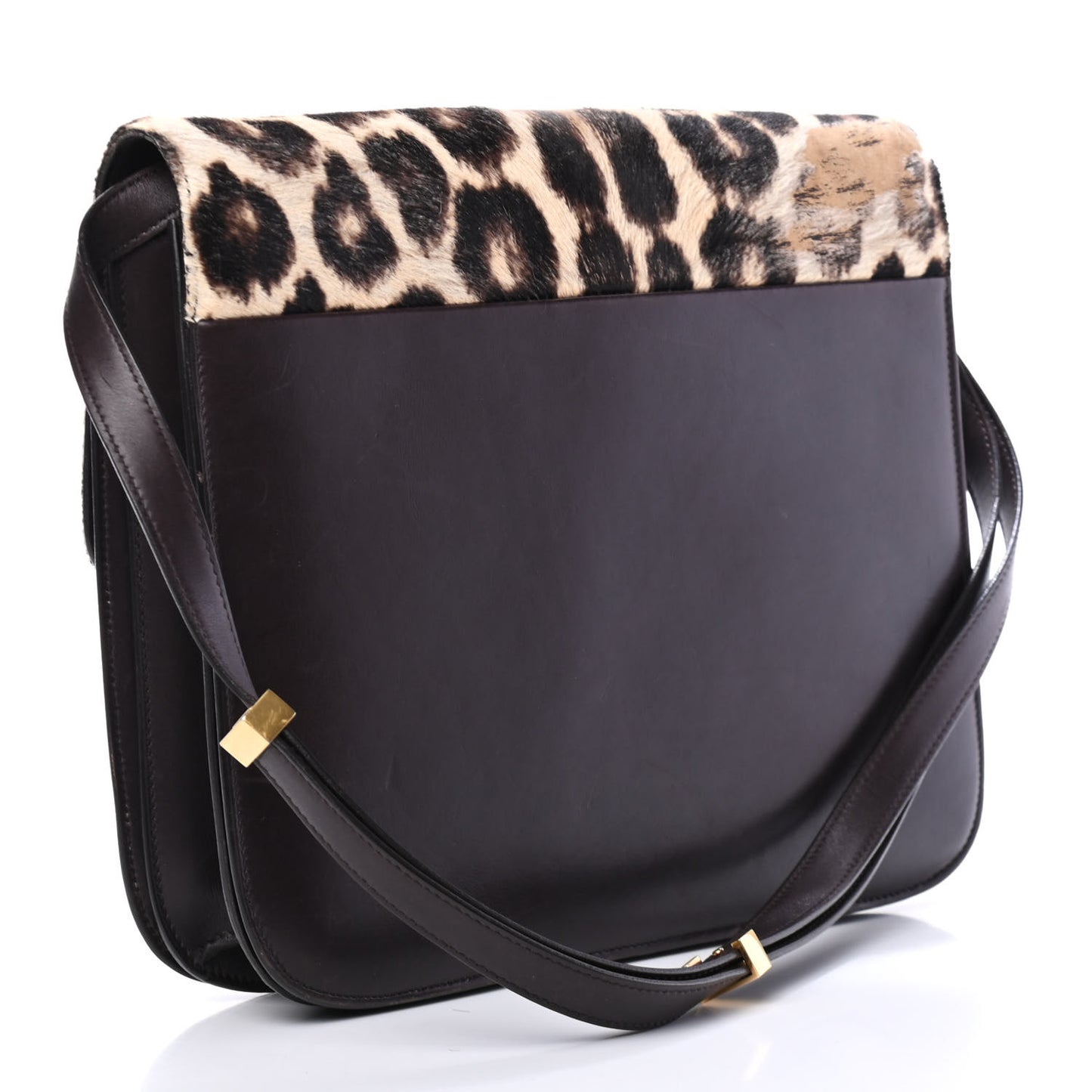 Smooth Calfskin Large Classic Box Flap Bag Black