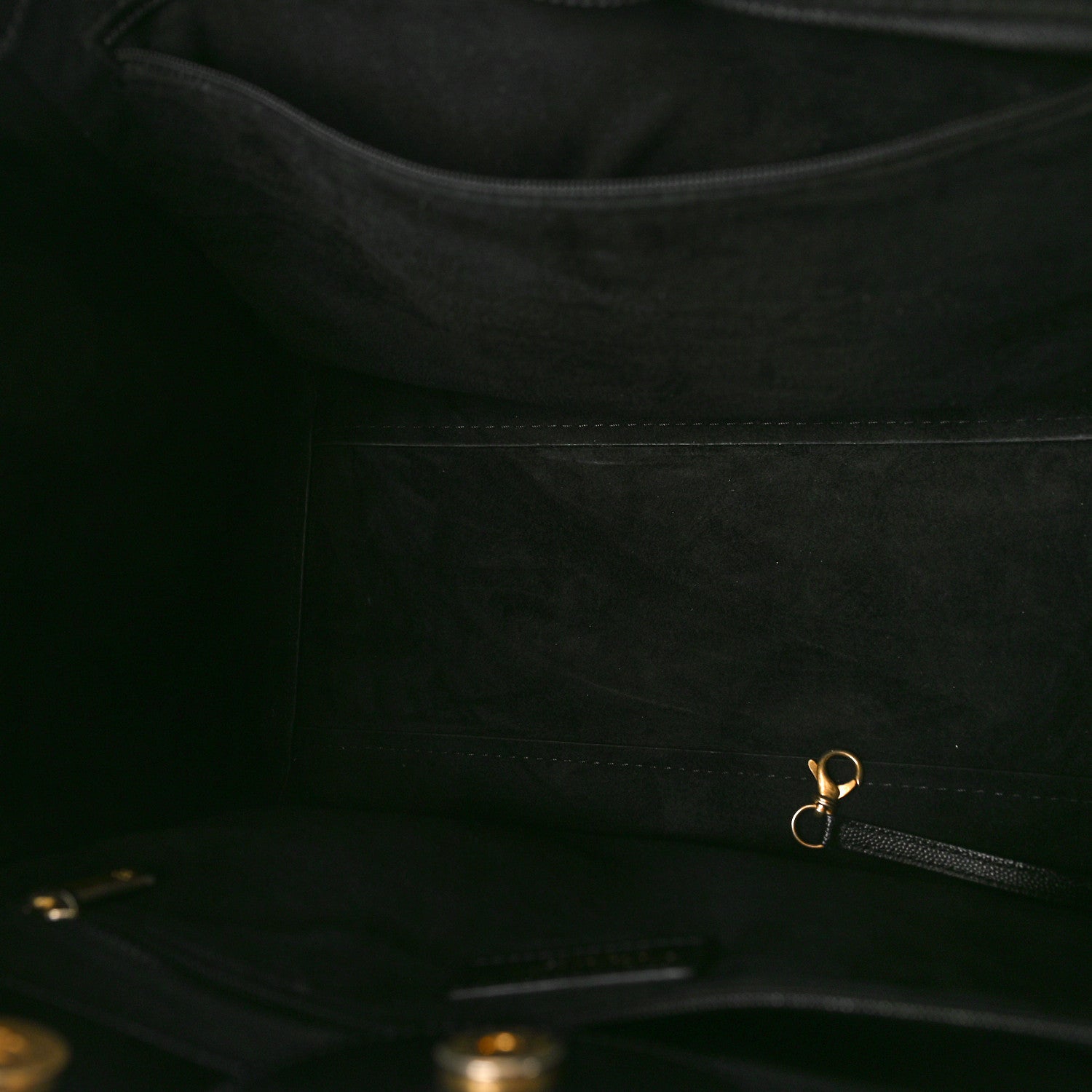 Chanel Caviar Small Studded Deauville Tote Black 5 of 9