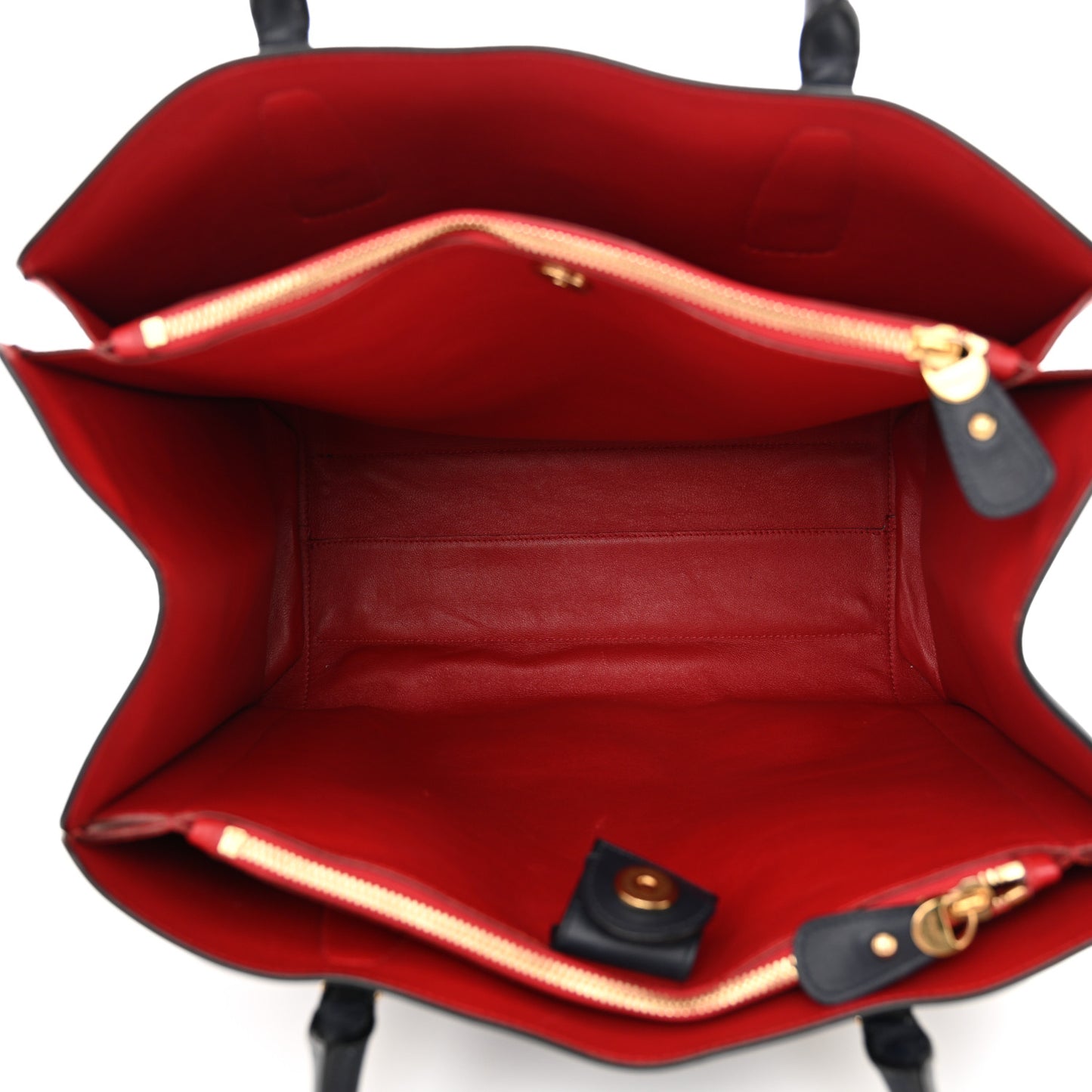 Calfskin Whitney Tote Navy