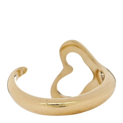 Tiffany 18K Yellow Gold Medium Elsa Peretti Open Heart Ring 52 6 3 of 6