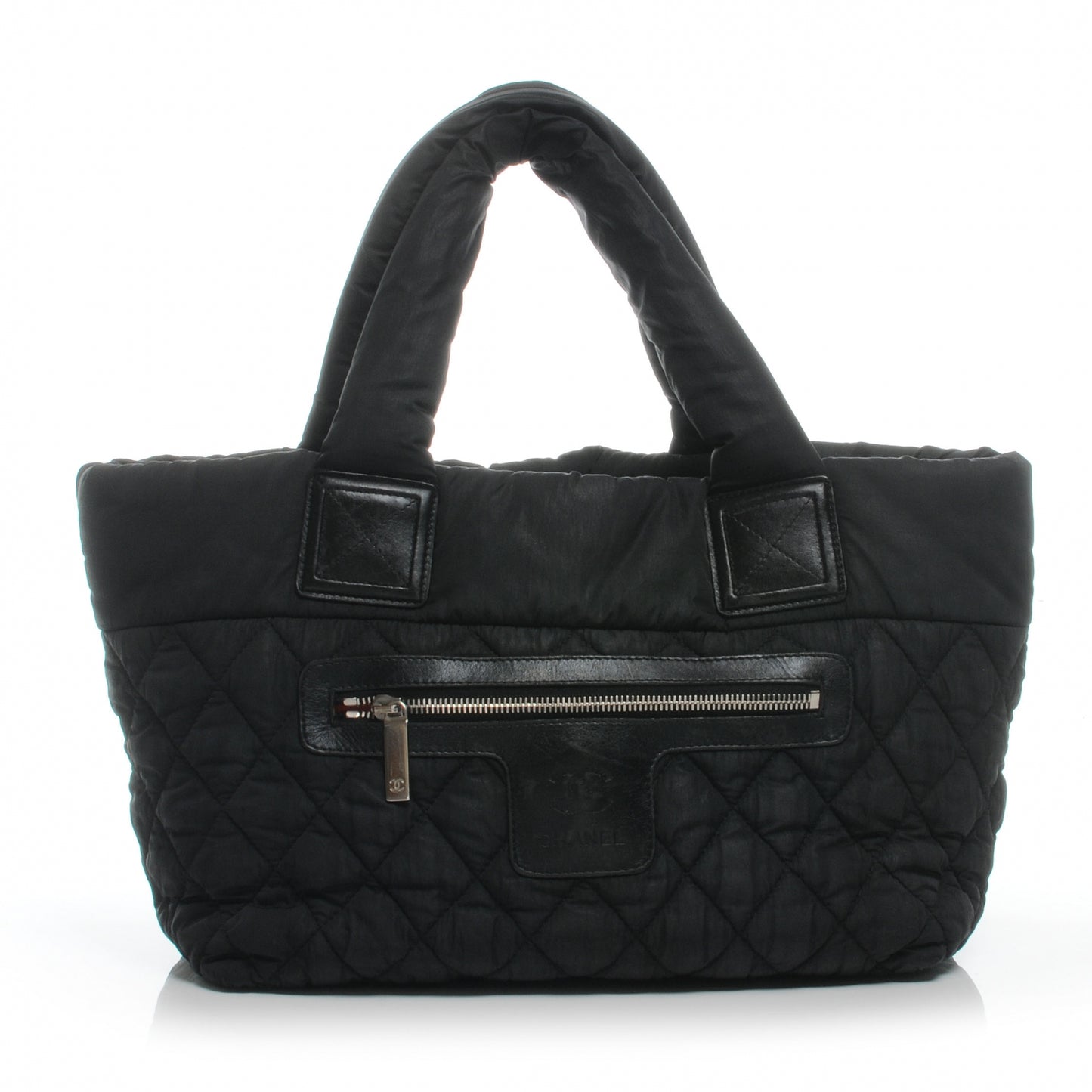 Small Nylon Coco Cocoon Tote Black