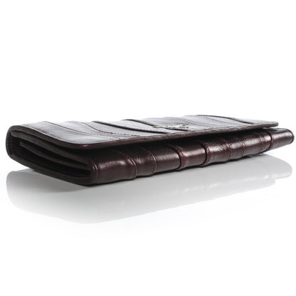 Prada Nappa Mordore Stripes Continental Wallet Lampone 4 of 8