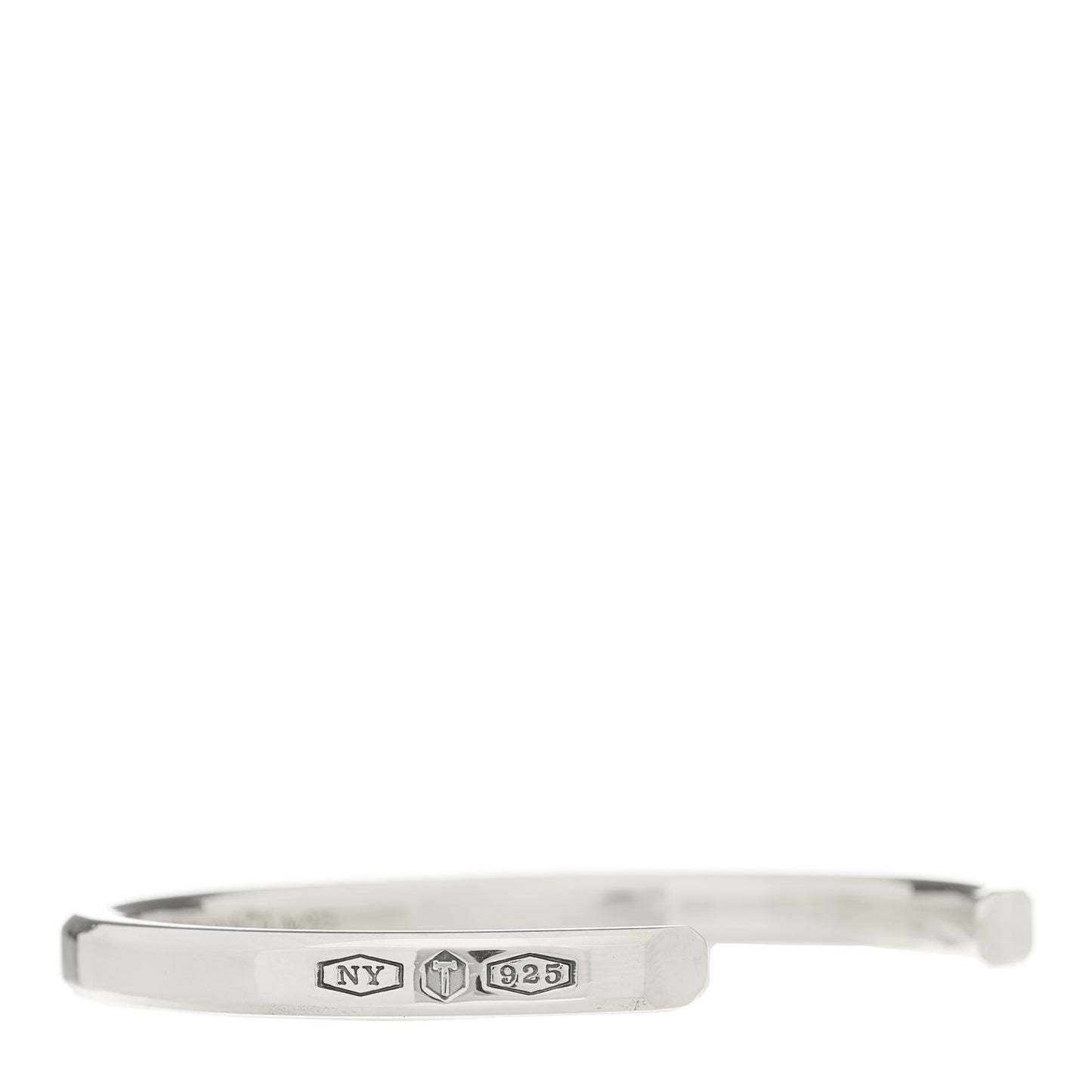 Sterling Silver Narrow Makers Cuff Bracelet