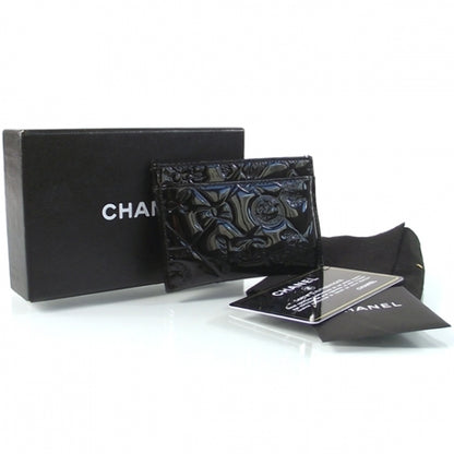 Chanel Patent Business Card Holder Black 5 of 7