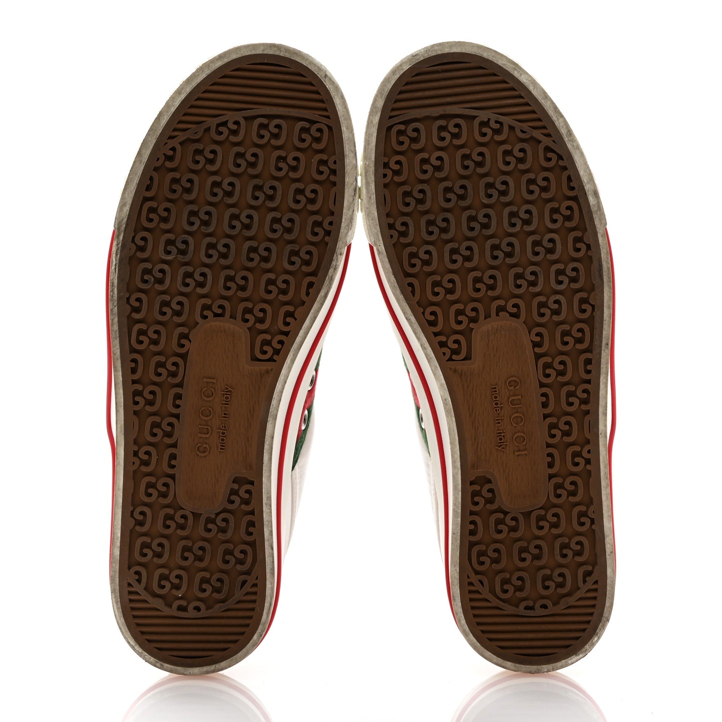 Jacquard Mini GG Monogram Web Womens 1977 Tennis Sneakers 37.5 White