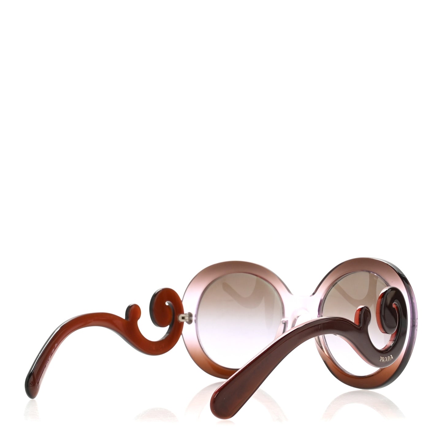 Acetate Baroque Sunglasses SPR 27N Purple