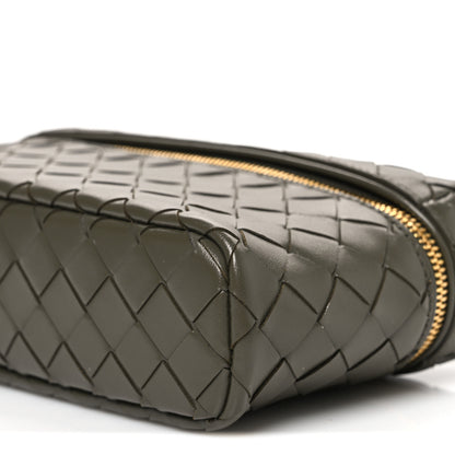 Bottega Veneta Calfskin Intrecciato Bang Bang Vanity Case Kaki 11 of 11