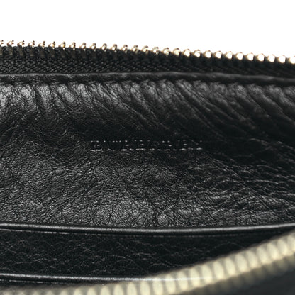 Burberry Haymarket Check Small Peyton Crossbody Clutch Bag Black 7 of 12