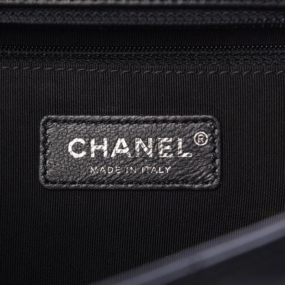 Chanel Lambskin Quilted Jumbo Cuba Color Flap Black 6 of 12