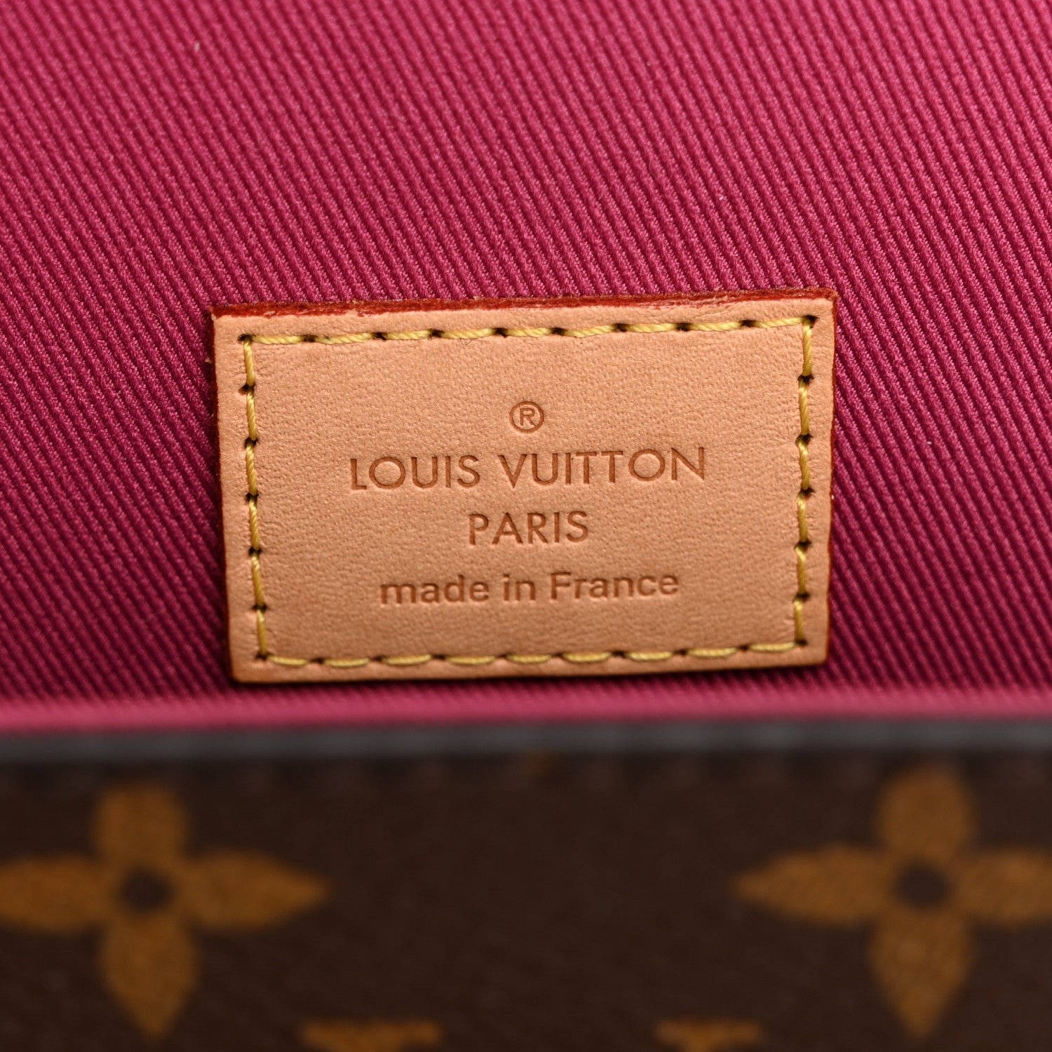 Louis Vuitton Monogram Cluny BB Bordeaux Fuchsia 6 of 14