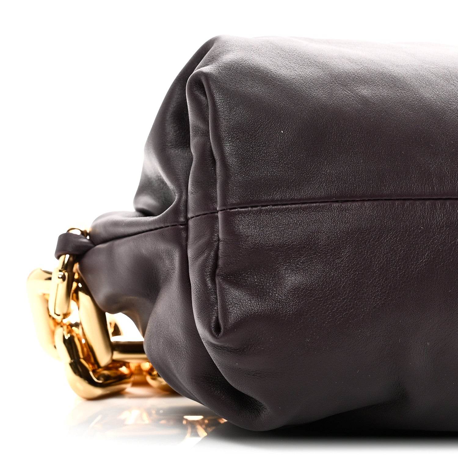 Bottega Veneta Calfskin The Pouch Chain Grape 9 of 10