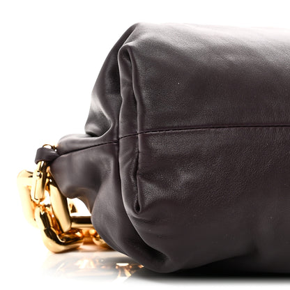 Bottega Veneta Calfskin The Pouch Chain Grape 9 of 10