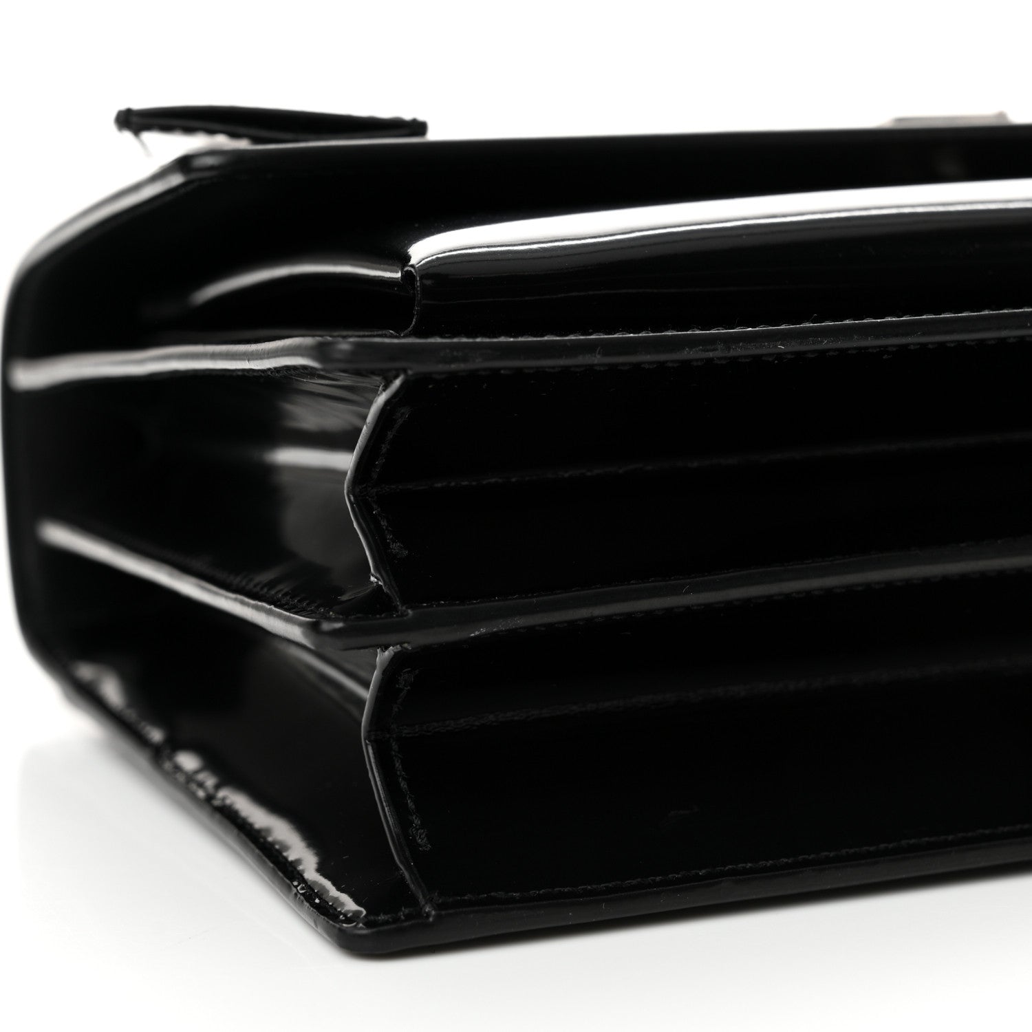Saint Laurent Patent Medium Monogram Sunset Black 9 of 14