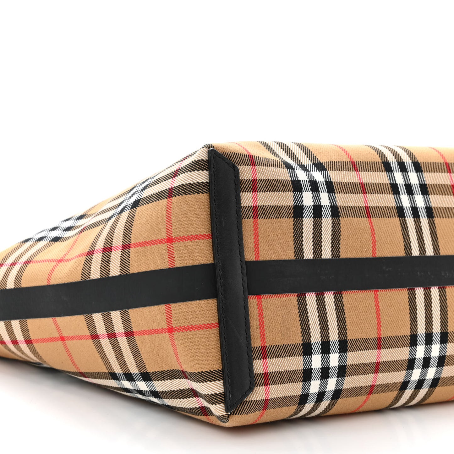 Vintage Check Medium The Giant Reversible Tote Antique Yellow Bright Red