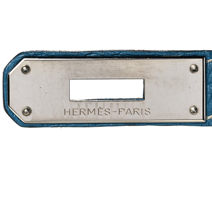 Hermes Togo Birkin 35 Blue Jean 26 of 37