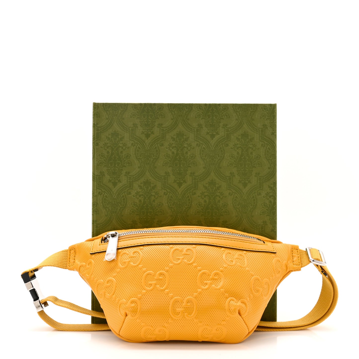 Calfskin GG Tennis Embossed Belt Bag Crop