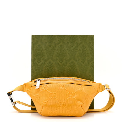 Gucci Calfskin GG Tennis Embossed Belt Bag Crop 10 of 10