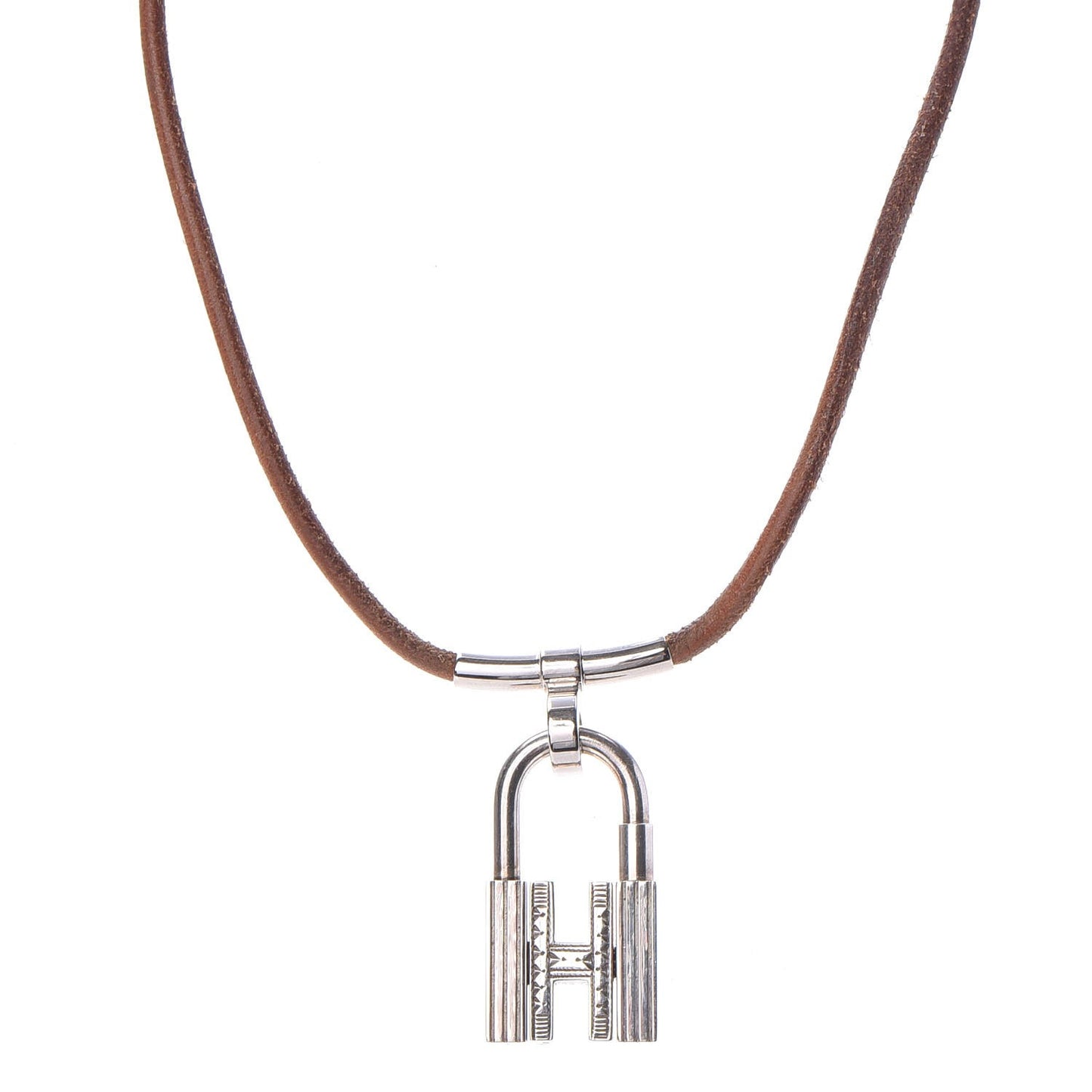 Sterling Silver Natural Bridle Touareg Cadena Necklace Pendant Bouton