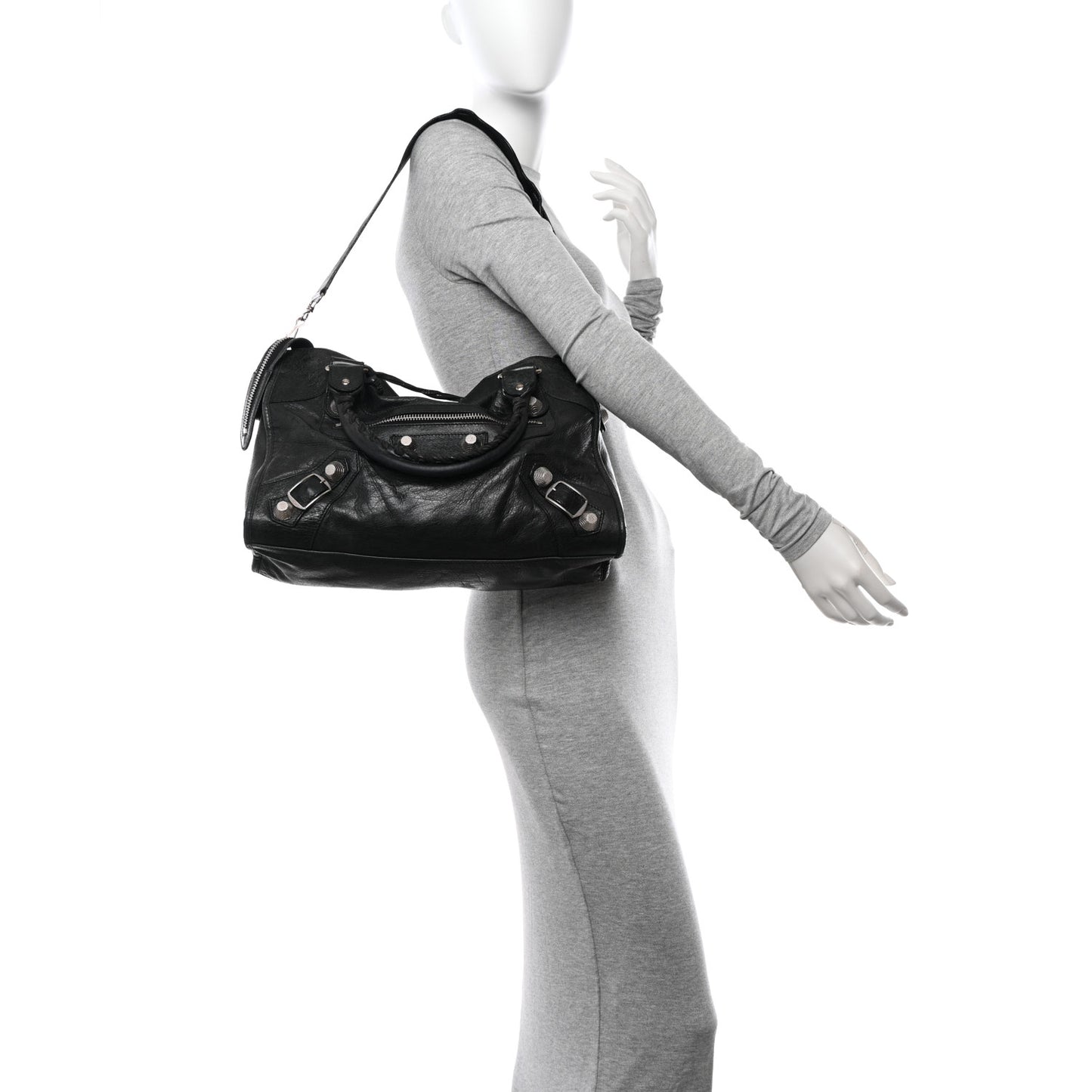 Agneau Giant 21 Silver Hardware City Black