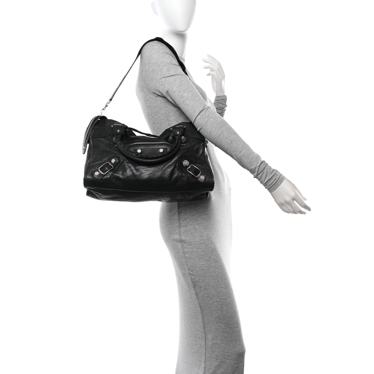 Balenciaga Agneau Giant 21 Silver Hardware City Black 2 of 18