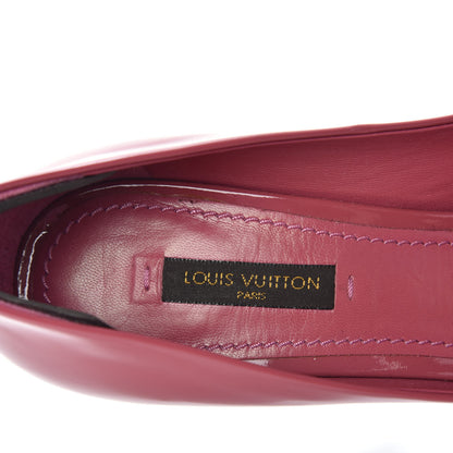 Louis Vuitton Patent Calfskin Oh Really Peep Toe Pumps 36 Frambroise 8 of 11