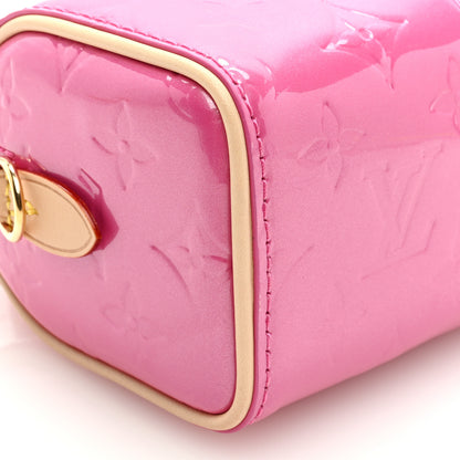 Louis Vuitton Vernis Monogram Nano Speedy Neon Pink 7 of 8