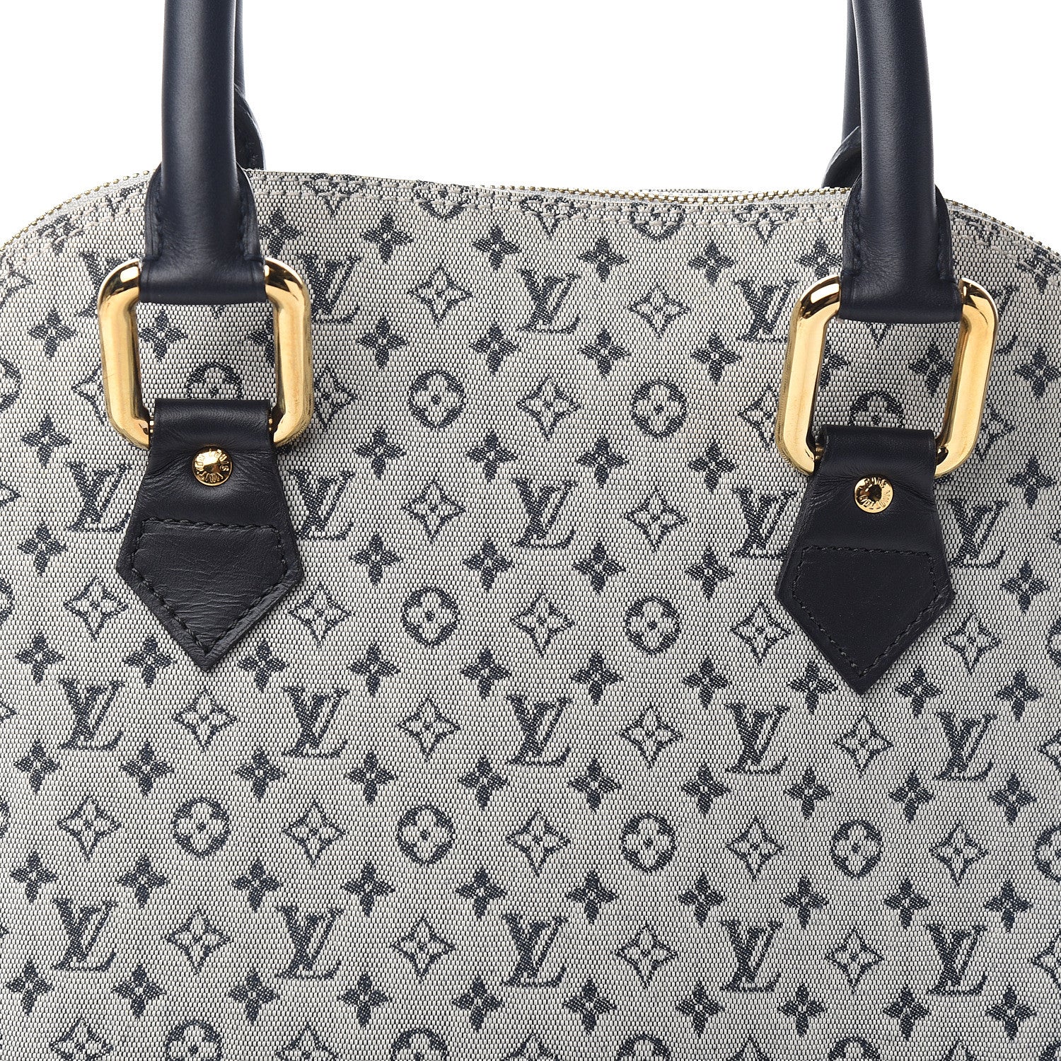 Louis Vuitton Mini Monogram Alma Haut Tote Blue 11 of 11