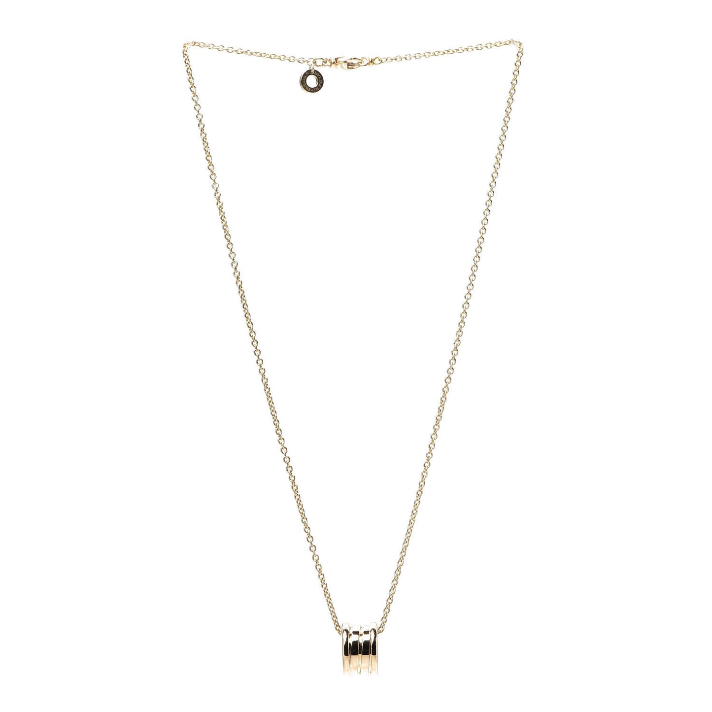 18K Yellow Gold B.Zero1 Pendant Necklace