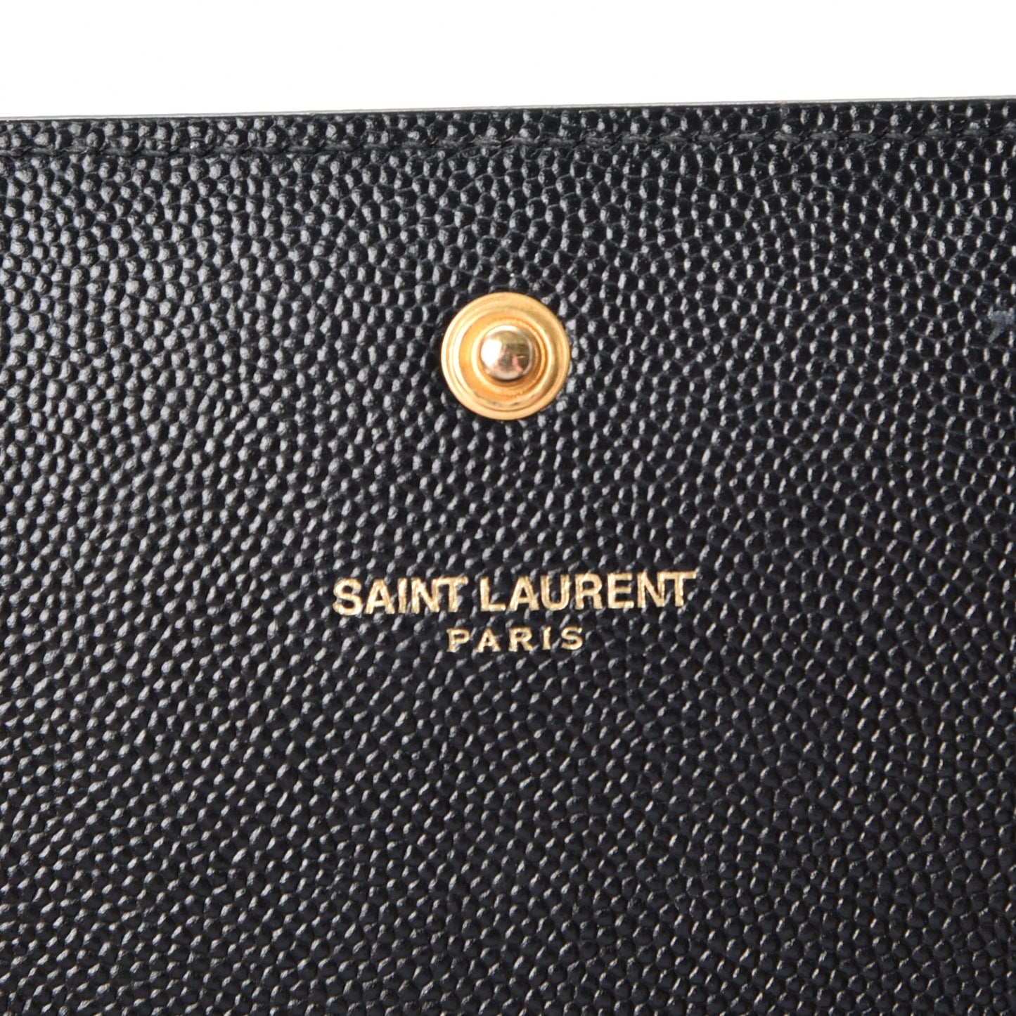 Grain De Poudre Star Studded Monogram Wallet on Chain Black