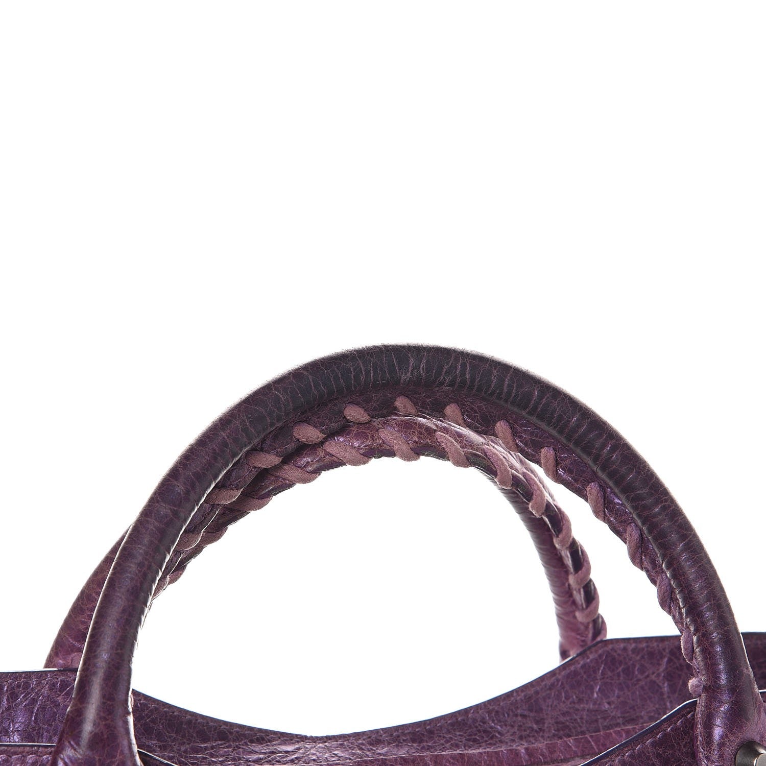 Balenciaga Agneau Classic Hardware City Metallic Purple 10 of 13